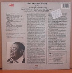 VAUGHAN WILLIAMS - JOB / A MASQUE FOR DANCING / VERNON HANDLEY (1984) - LP 2.EL PLAK