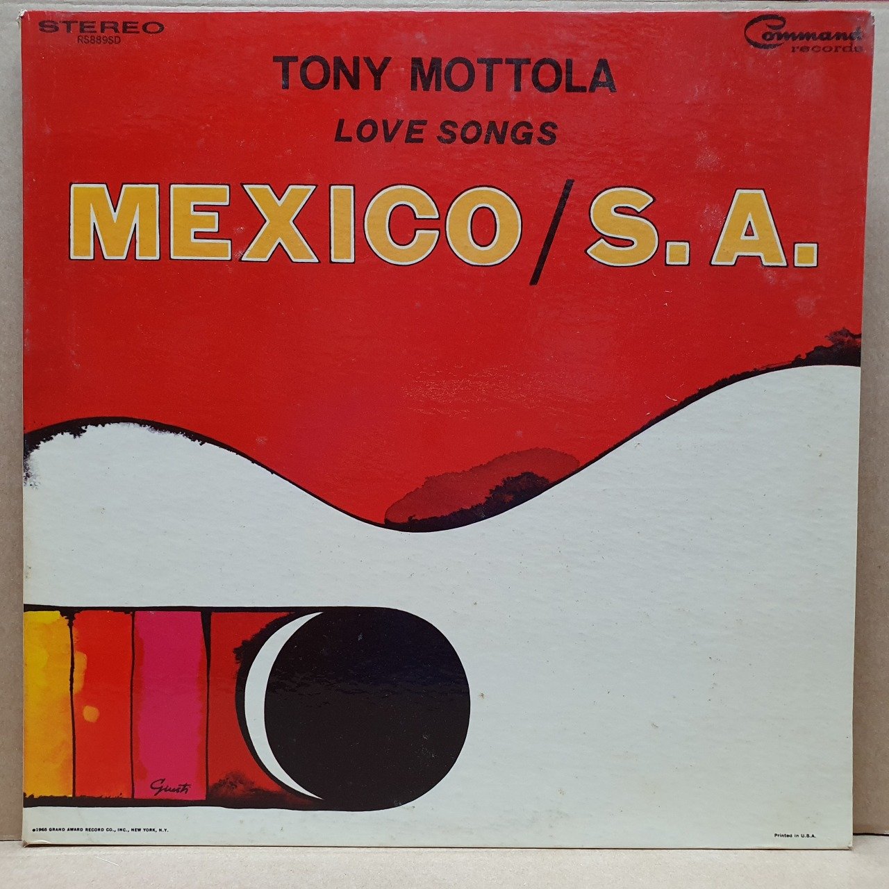 TONY MOTTOLA - LOVE SONGS MEXICO / S.A. (1965) - LP 2.EL PLAK