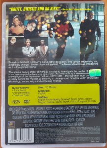 RISING SUN - SEAN CONNERY - DVD 2.EL TR ALTYAZI YOKTUR