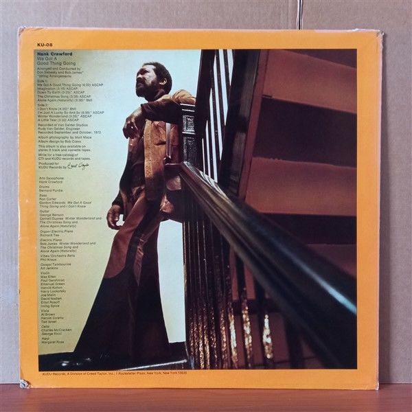 HANK CRAWFORD – WE GOT A GOOD THING GOING (1972) - LP 2.EL PLAK
