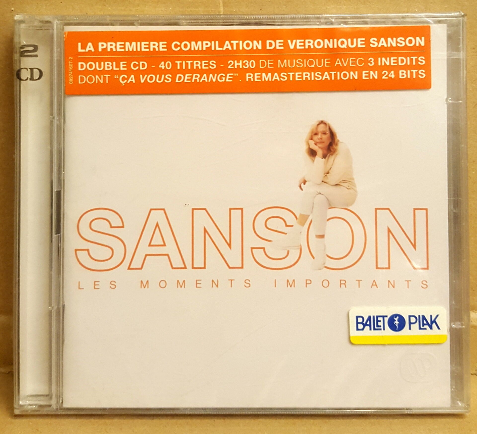 VERONIQUE SANSON - LES MOMENTS IMPORTANTS (2001) - 2CD FRENCH POP CHANSON SIFIR