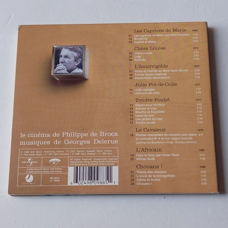 LE CINEMA DE PHILIPPE DE BROCA 1969-1988 (2003) - CD REISSUE 2.EL