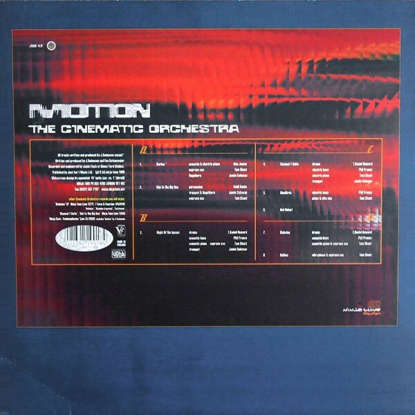 CINEMATIC ORCHESTRA - MOTION (1999) - 2LP NINJA TUNE SIFIR PLAK