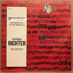 TCHAIKOVSKY PIANO CONCERTO NO.1 SVIATOSLAV RICHTER SIFIR PLAK