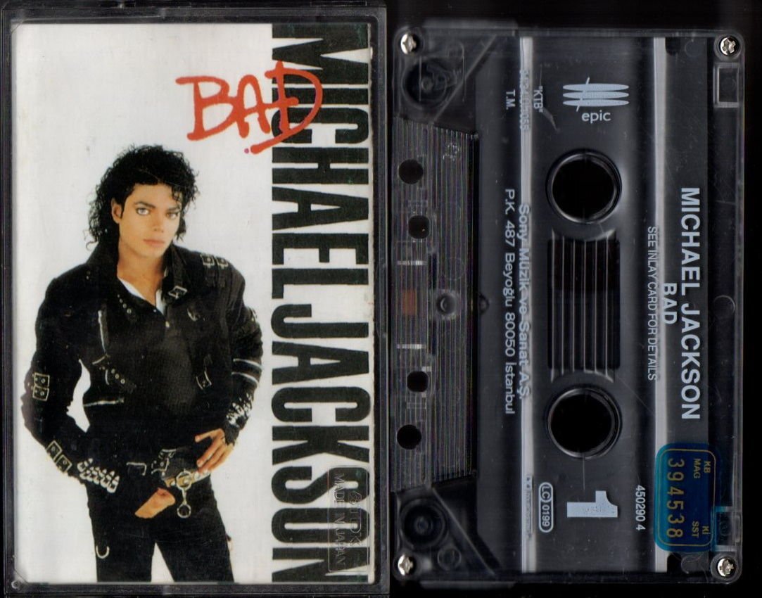 MICHAEL JACKSON - BAD (1994) SONY MUSIC MADE IN TURKEY