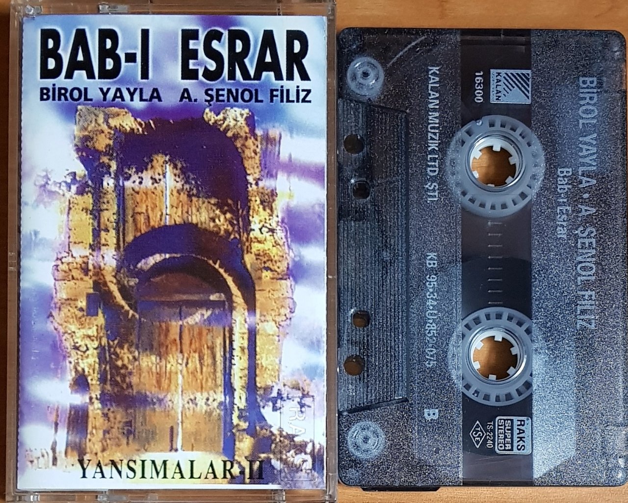 BAB-I ESRAR / YANSIMALAR II / BİROL YAYLA, A. ŞENOL FİLİZ (1995) KALAN MÜZİK KASET 2.EL