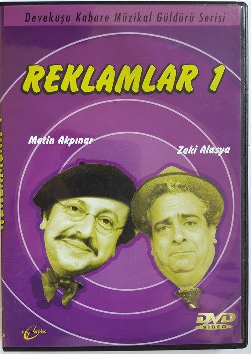 REKLAMLAR 1 DEVEKUŞU KABARE ZEKİ ALASYA METİN AKPINAR - DVD 2.EL