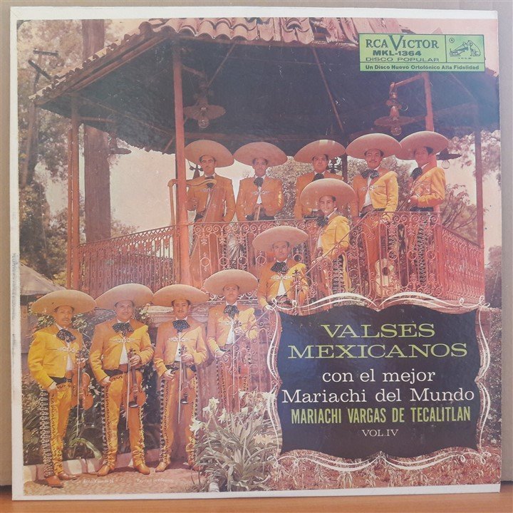 VALSES MEXICANOS - MARIACHI VARGAS DE TECALITLAN - LP 2.EL PLAK