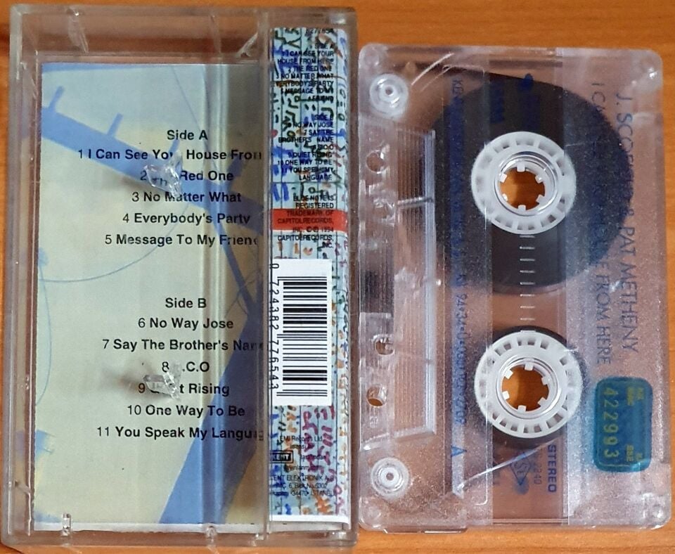 JOHN SCOFIELD & PAT METHENY - I CAN SEE YOUR HOUSE FROM HERE (1994) - KASET 2.EL