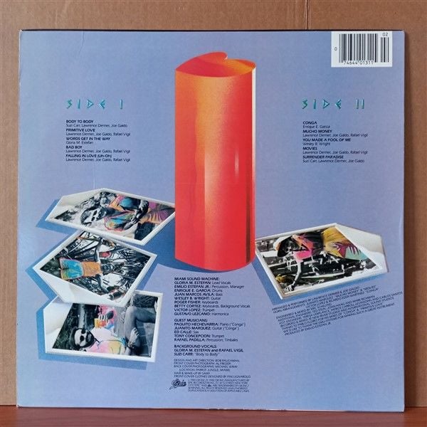 MIAMI SOUND MACHINE – PRIMITIVE LOVE (1985) - LP 2.EL PLAK