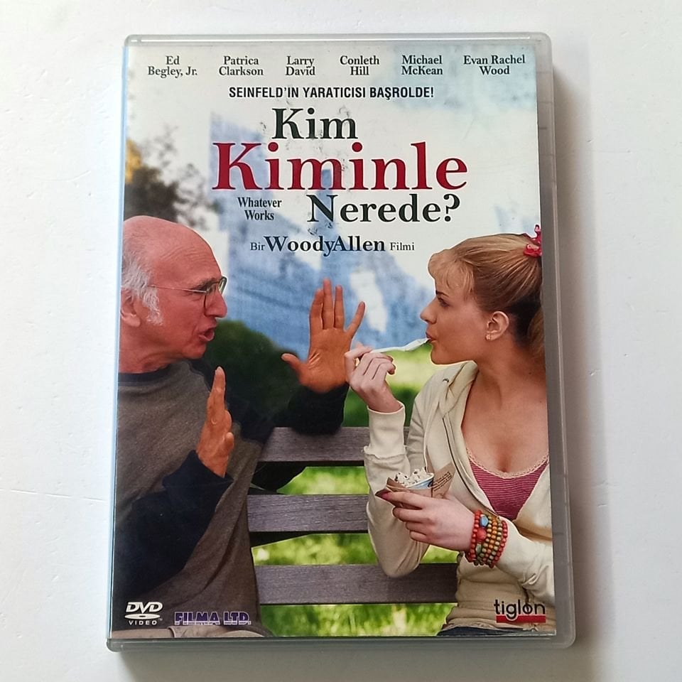 WHATEVER WORKS - KİM KİMİNLE NEREDE? - ED BEGLEY,Jr. - PATRICIA CLARKSON - EVAN RACHEL WOOD - WOODY ALLEN - DVD 2.EL