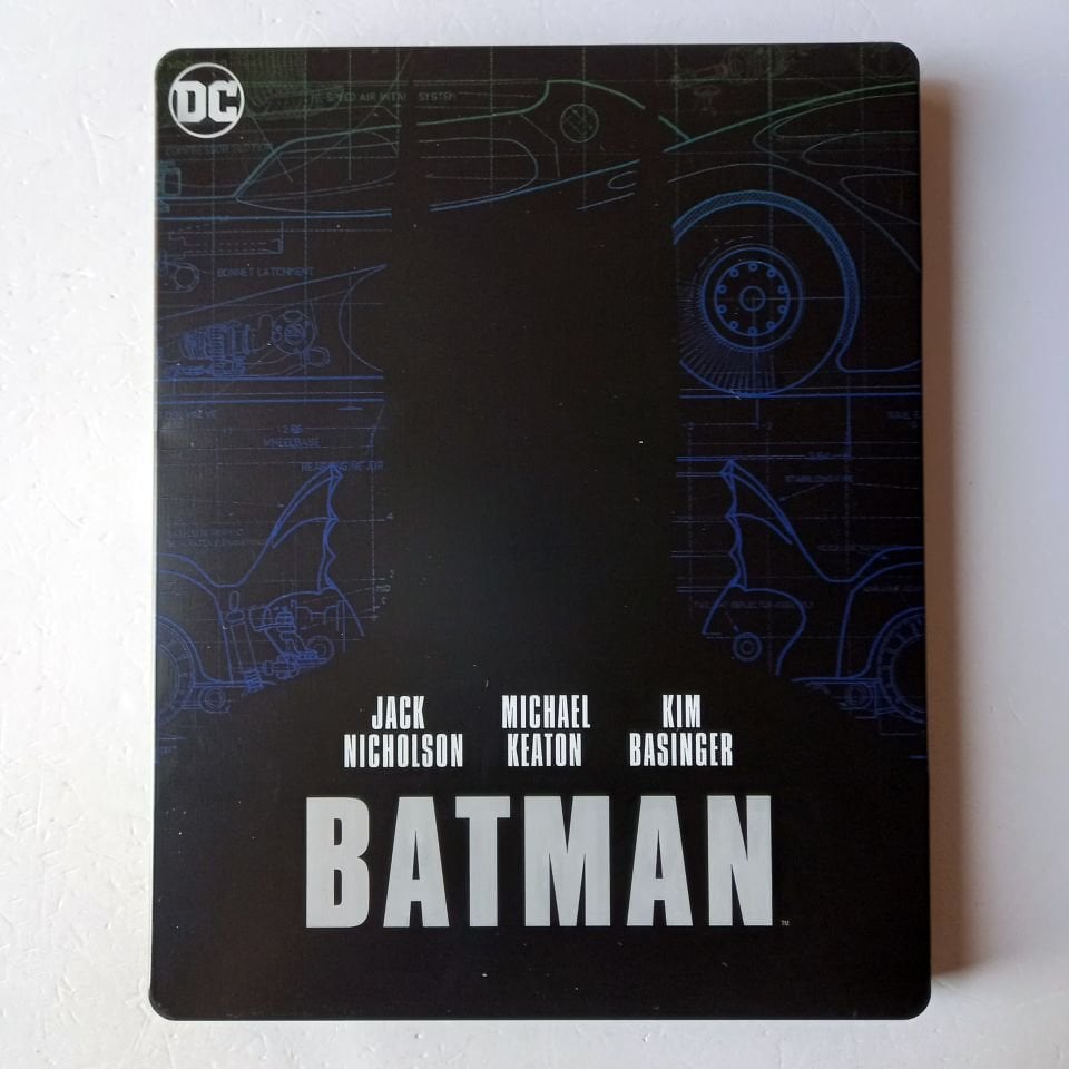 BATMAN - JACK NICHOLSON, MICHAEL KEATON, KIM BASSINGER - YÖN.: TIM BURTON - 2BLU-RAY 4K STEELBOOK METAL KUTU 2.EL TÜRKÇE ALTYAZI YOKTUR