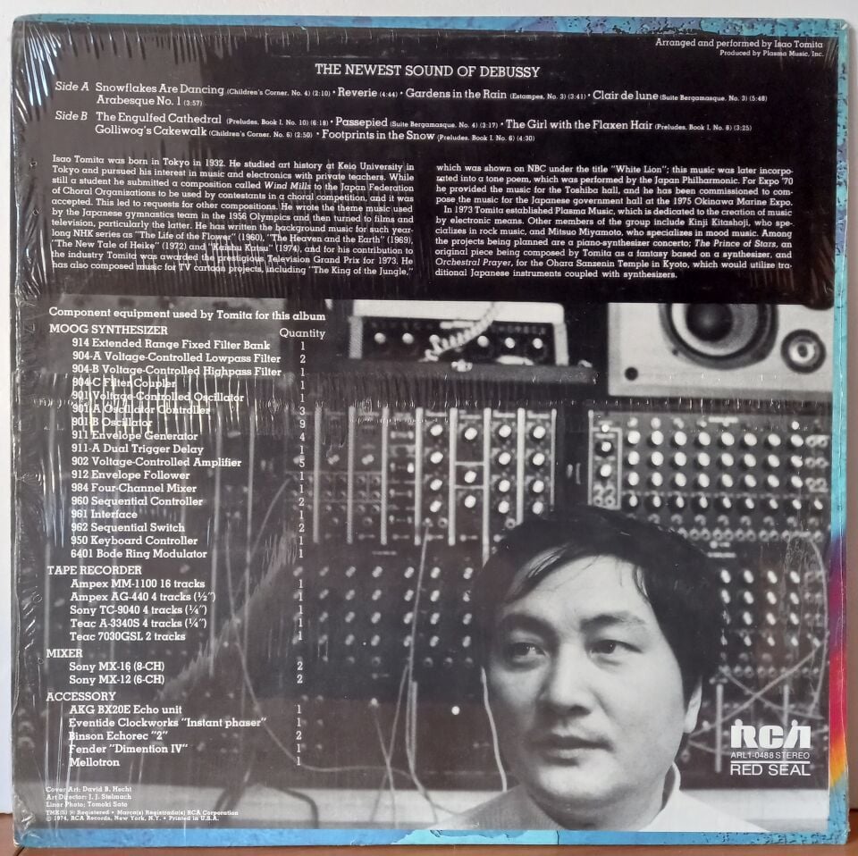 TOMITA – SNOWFLAKES ARE DANCING (1974) - LP 2.EL PLAK