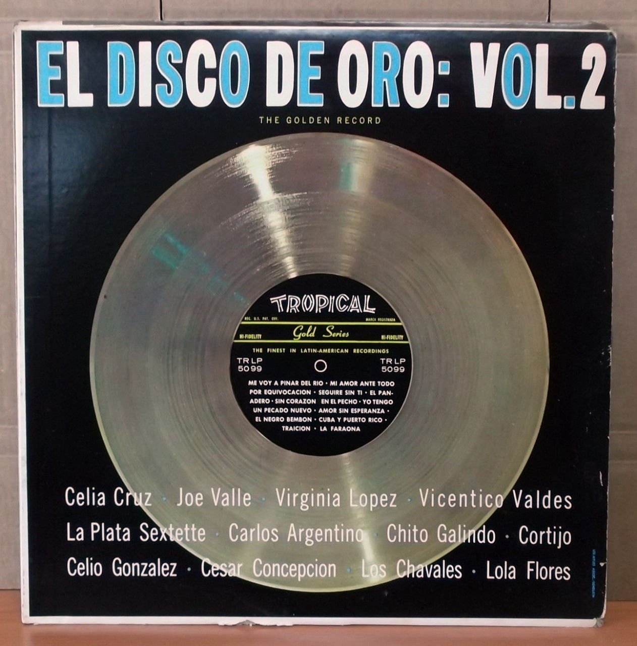 EL DISCO DE ORO TROPICAL Vol.2 - LATİN LP 2.EL