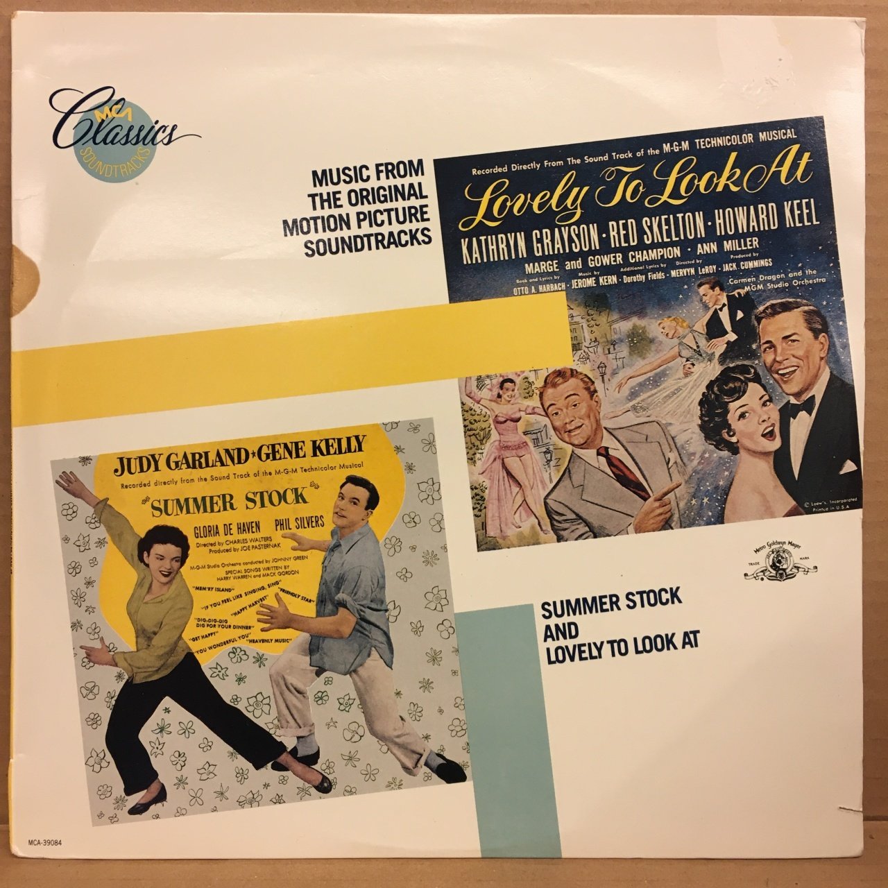 SUMMER STOCK / LOVELY TO LOOK AT SOUNDTRACK JUDY GARLAND JEROME KERN 2.EL PLAK
