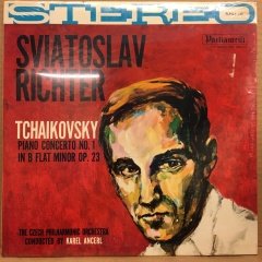 TCHAIKOVSKY PIANO CONCERTO NO.1 SVIATOSLAV RICHTER CZECH PHIL.ORC. KAREL ANCERL SIFIR PLAK