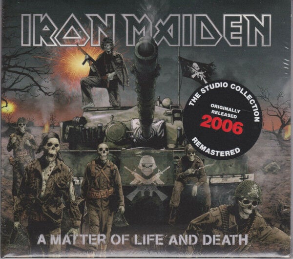 IRON MAIDEN – A MATTER OF LIFE AND DEATH (2006) - CD REMASTERED 2019 REISSUE DIGIPAK AMBALAJINDA SIFIR