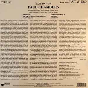 PAUL CHAMBERS QUARTET – BASS ON TOP' (1957) - LP 2021 REISSUE 180GR GATEFOLD TONE POET SERIES SIFIR PLAK