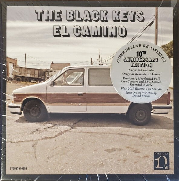 THE BLACK KEYS – EL CAMINO (2011) - 4CD BOX SET REMASTERED 2021 REISSUE SUPER DELUXE 10TH ANNIVERSARY EDITION AMBALAJINDA SIFIR