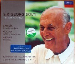 SIR GEORG SOLTI - THE LAST RECORDING / BARTOK, KODALY, WEINER / BUDAPEST FESTIVAL ORCHESTRA (1998) DECCA CD SIFIR