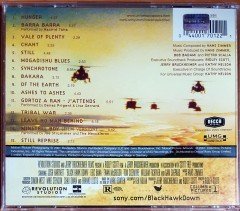 BLACK HAWK DOWN SOUNDTRACK / HANS ZIMMER (2001) DECCA RECORDS CD 2.EL