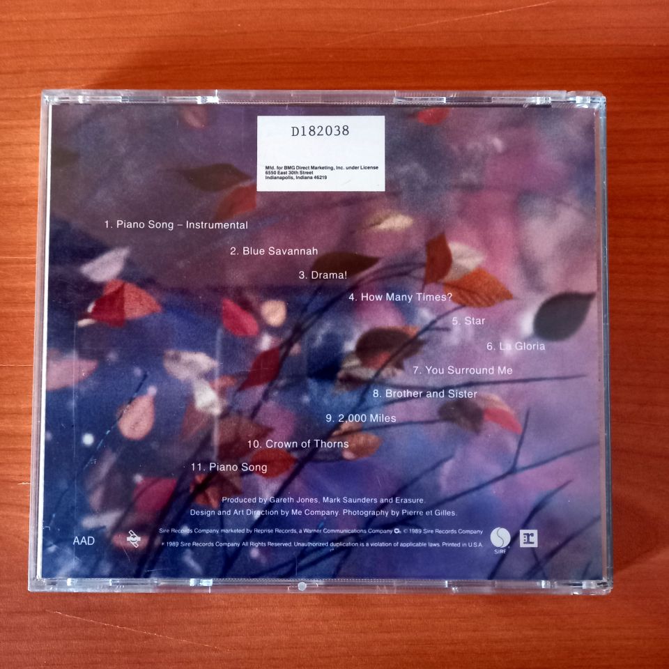 ERASURE – WILD! (1989) - CD 2.EL