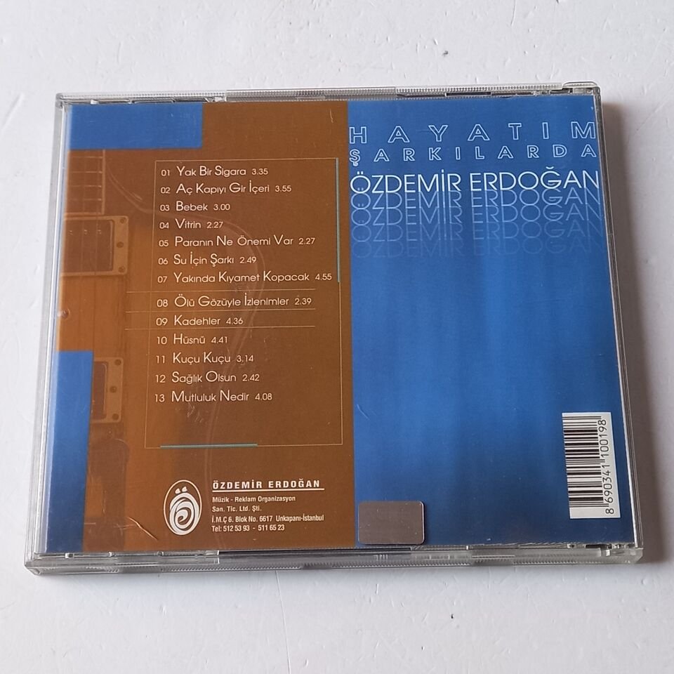 ÖZDEMİR ERDOĞAN – HAYATIM ŞARKILARDA (2001) - CD 2.EL