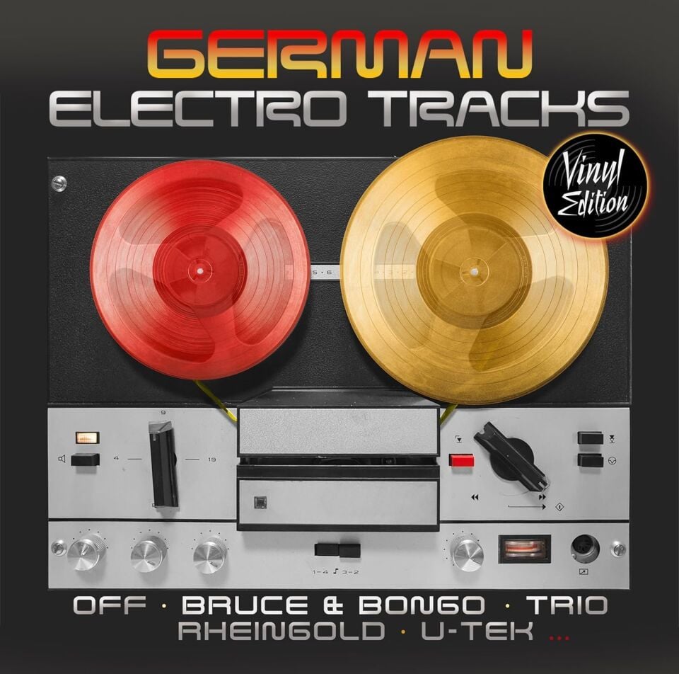 GERMAN ELECTRO TRACKS - VARIOUS ARTISTS / BRUCE & BONGO , TRIO , U-ZEK , OFF ... (2025) - LP COMPILATION SIFIR PLAK