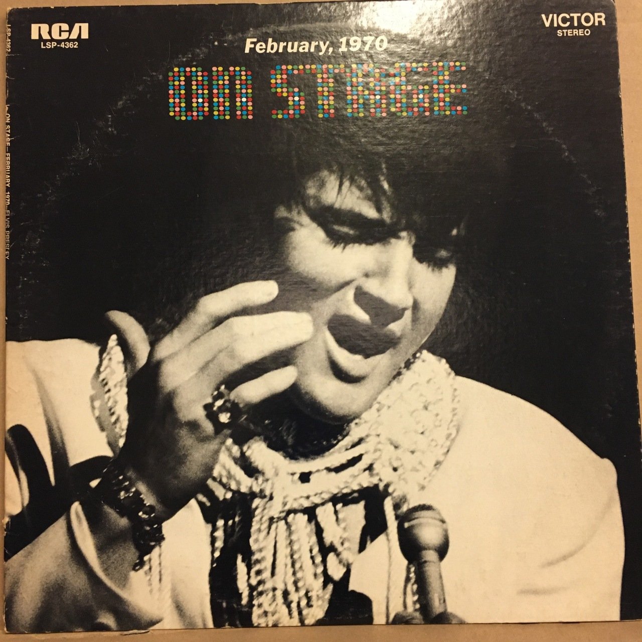 ELVIS PRESLEY -  ON STAGE (1970) 1976 REISSUE 2.EL PLAK