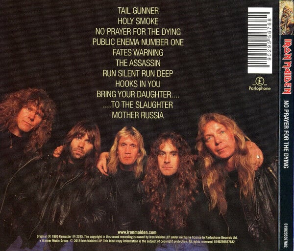 IRON MAIDEN – NO PRAYER FOR THE DYING (1990) - CD REMASTERED 2019 REISSUE DIGIPAK AMBALAJINDA SIFIR
