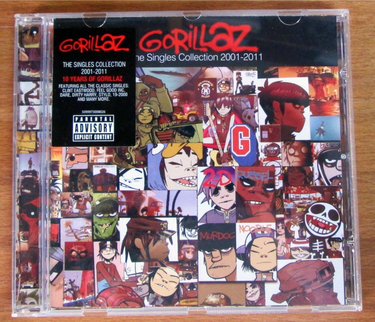 GORILLAZ - THE SINGLES COLL. 2001 2011 - CD 2.EL