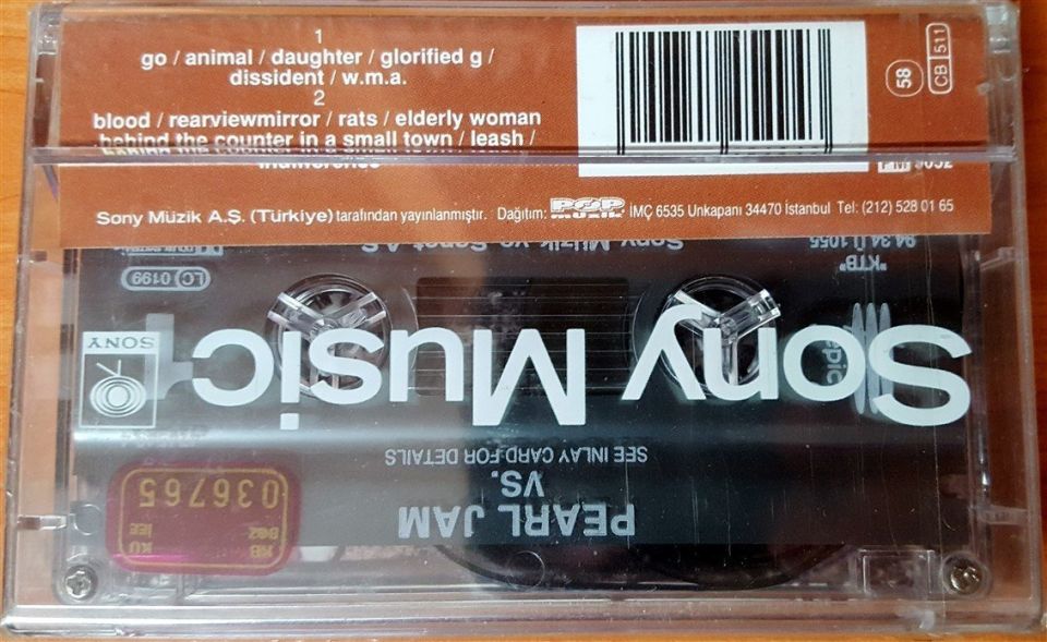 PEARL JAM - VS (1994) - KASET AMBALAJINDA SIFIR