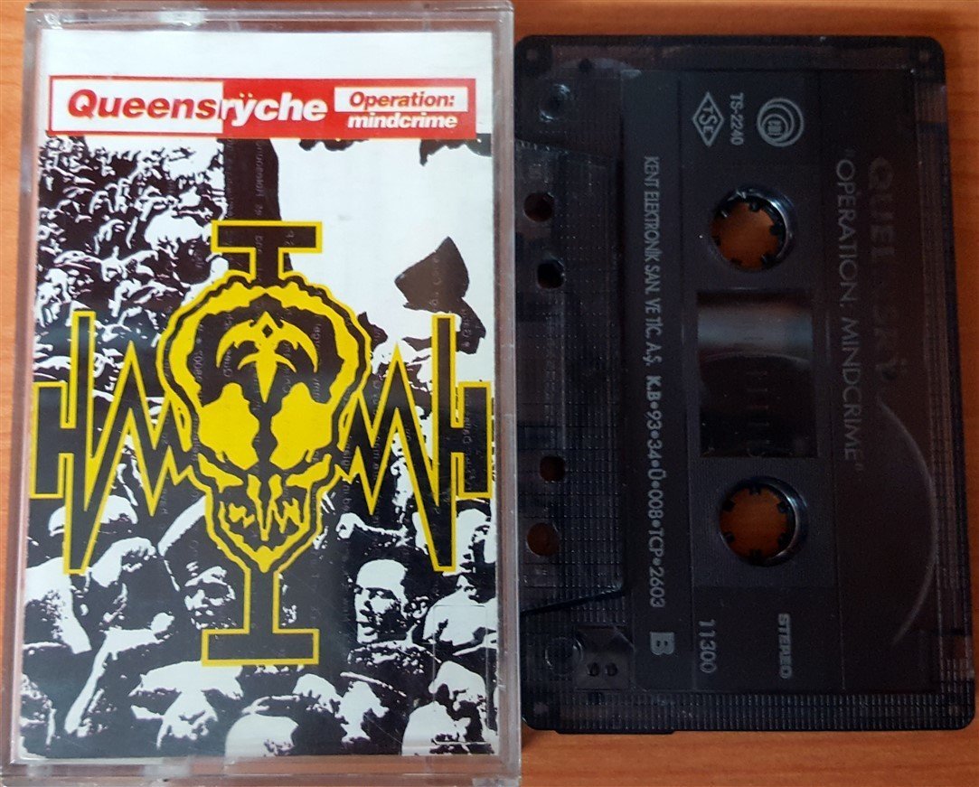 QUEENSRYCHE - OPERATION MINDCRIME (1993) KENT CASSETTE MADE IN TURKEY ''USED''