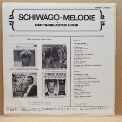 SCHIWAGO MELODIE / DER RUBIN ARTOS CHOR - LP 2.EL PLAK