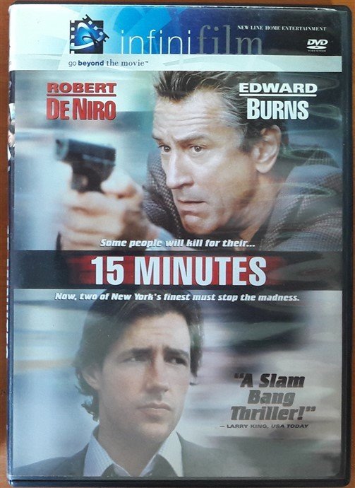 15 MINUTES - ROBERT DE NIRO - DVD 2.EL 1. BÖLGE TR ALTYAZI YOKTUR