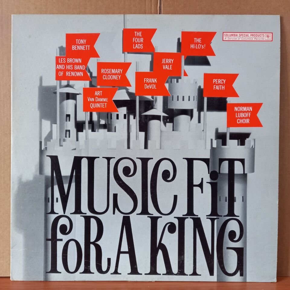 MUSIC FIT FOR A KING / TONY BENNETT, JERRY VALE, PERCY FAITH, NORMAN LUBOFF CHOIR, ROSEMARY CLOONEY - LP 2.EL PLAK