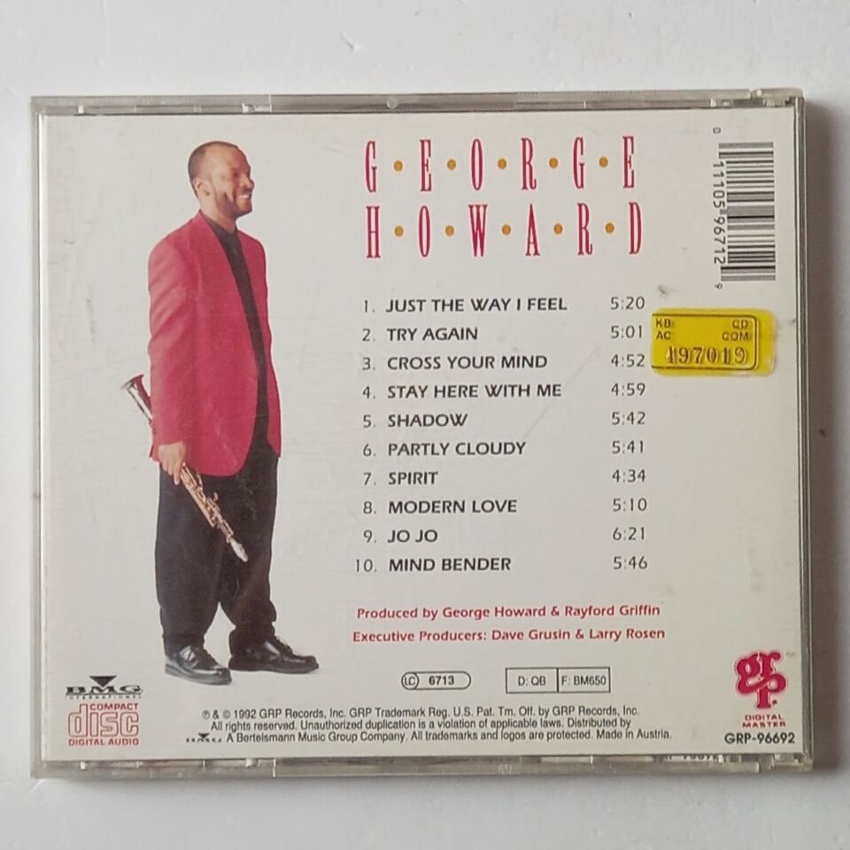 GEORGE HOWARD – DO I EVER CROSS YOUR MIND (1992) - CD 2.EL