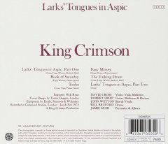 KING CRIMSON - LARKS' TONGUES IN ASPIC (1973) - CD 30TH ANNIVERSARY EDITION 2004 24 BIT REMASTERED REISSUE / JEWEL CASE AMBALAJINDA SIFIR