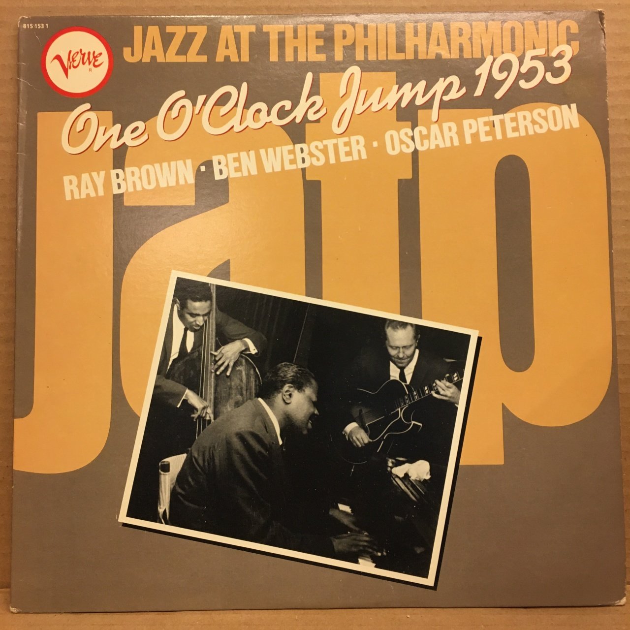 RAY BROWN BEN WEBSTER OSCAR PETERSON ONE O'CLOCK JUMP 1953, JAZZ AT THE PHILHARMONIC 1983 2.EL PLAK