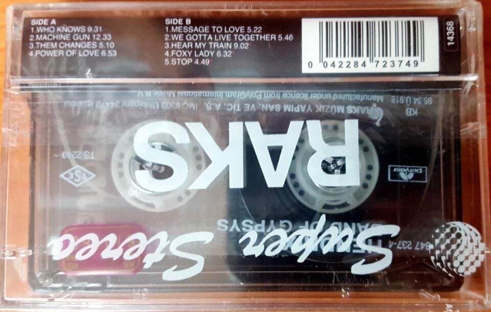 JIMI HENDRIX - BAND OF GYPSYS (1995) - KASET SIFIR