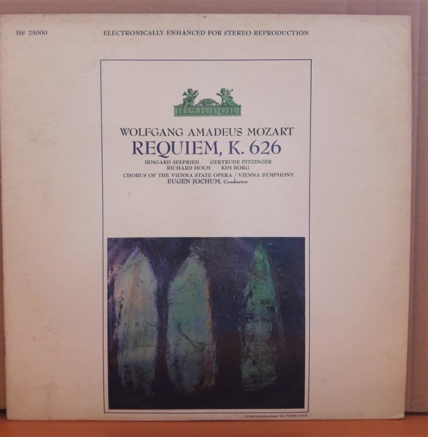 MOZART - REQUIEM, K. 626 / EUGEN JOCHUM - LP 2.EL PLAK