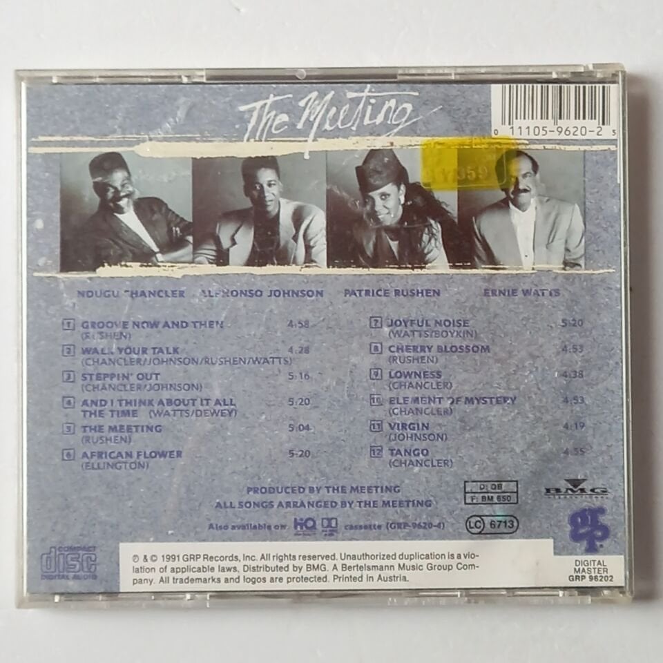 THE MEETING – THE MEETING (1990) NDUGU CHANDLER, ALPHONSO JOHNSON, PATRICE RUSHEEN, ERNIE WATTS - CD 2.EL