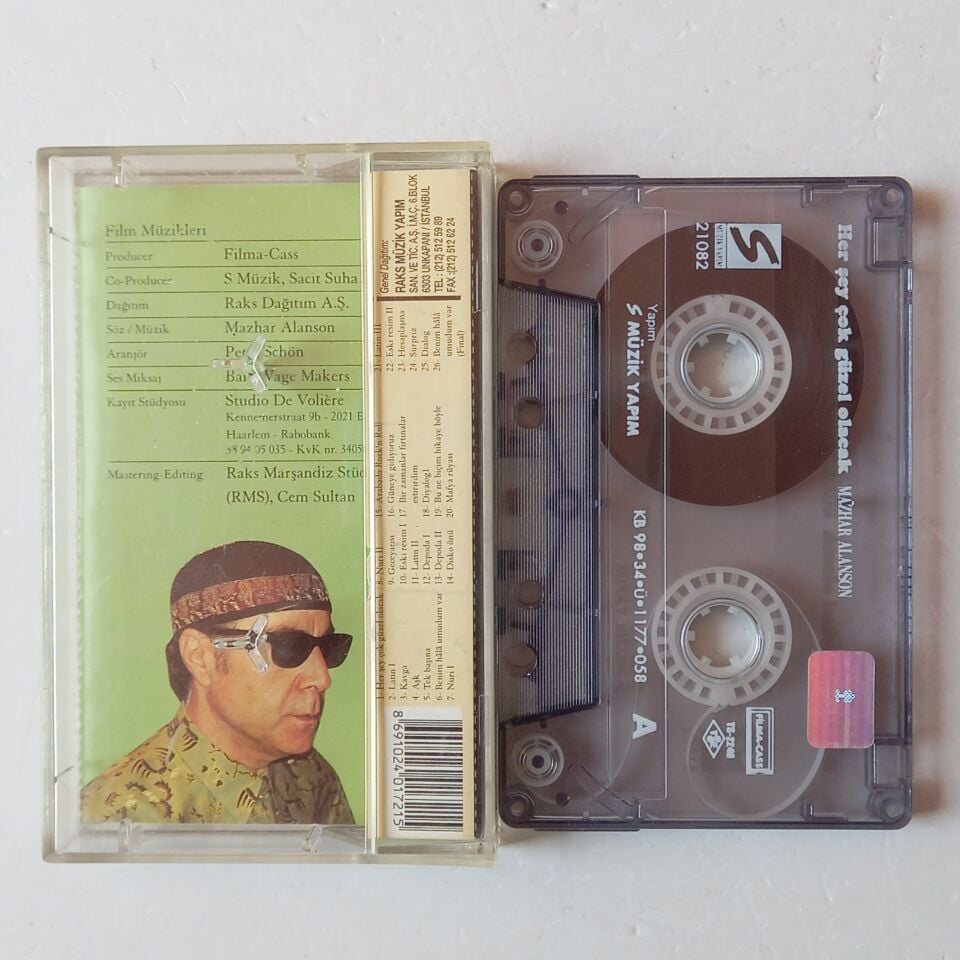 MAZHAR ALANSON - HER ŞEY ÇOK GÜZEL OLACAK (1998) - KASET 2.EL