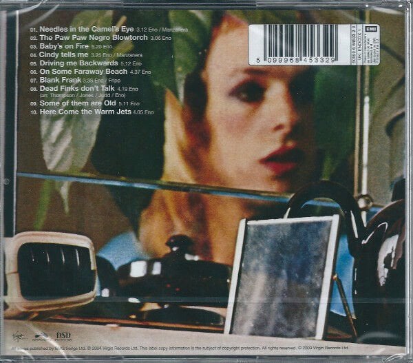 BRIAN ENO – HERE COME THE WARM JETS (1974) - CD REMASTERED 2009 REISSUE JEWEL CASE AMBALAJINDA SIFIR