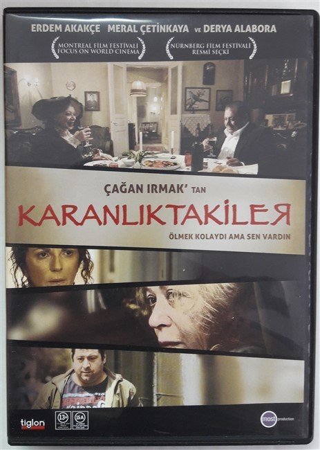 KARANLIKTAKİLER - ERDEM AKAKÇE - MERAL ÇETİNKAYA - ÇAĞAN IRMAK - DVD 2.EL