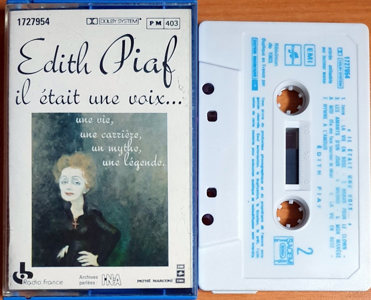 EDITH PIAF - IL ETAIT UNE VOIX (1983) - KASET MADE IN FRANCE 2.EL
