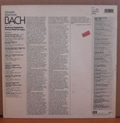 BACH - BERÜHME ORGELSTÜCKE / WERNER JACOB (1971) - LP 2.EL PLAK