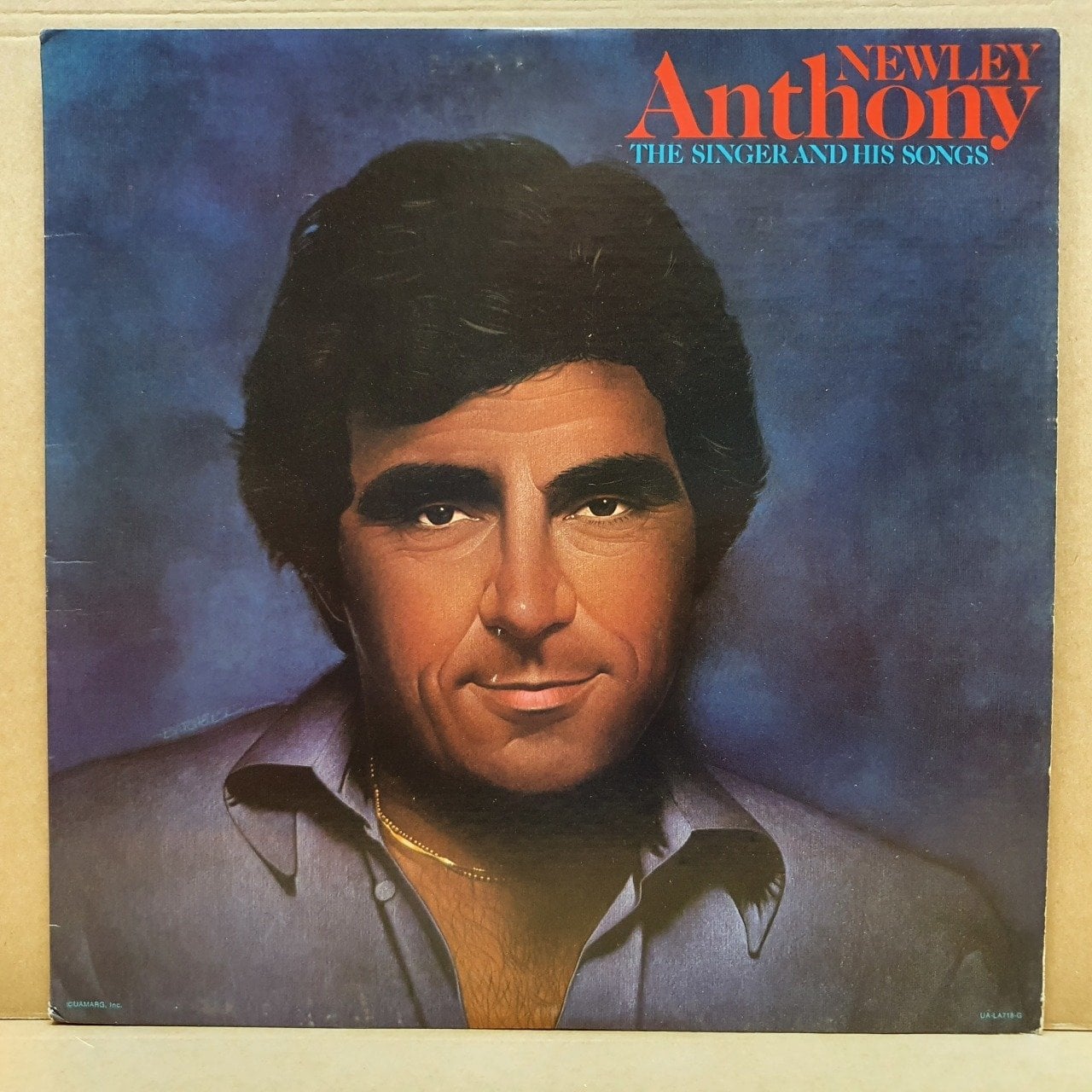 ANTHONY NEWLEY - THE SINGER AND HIS SONGS (1977) - LP 2.EL PLAK