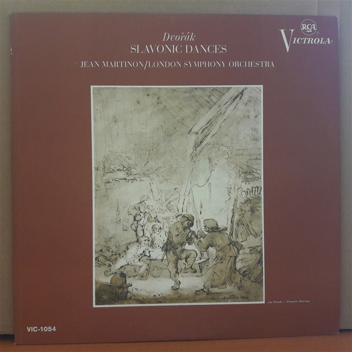 DVOŘÁK: SLAVONIC DANCES, LONDON SYMPHONY ORCHESTRA, JEAN MARTINON (1963) - LP 2.EL PLAK