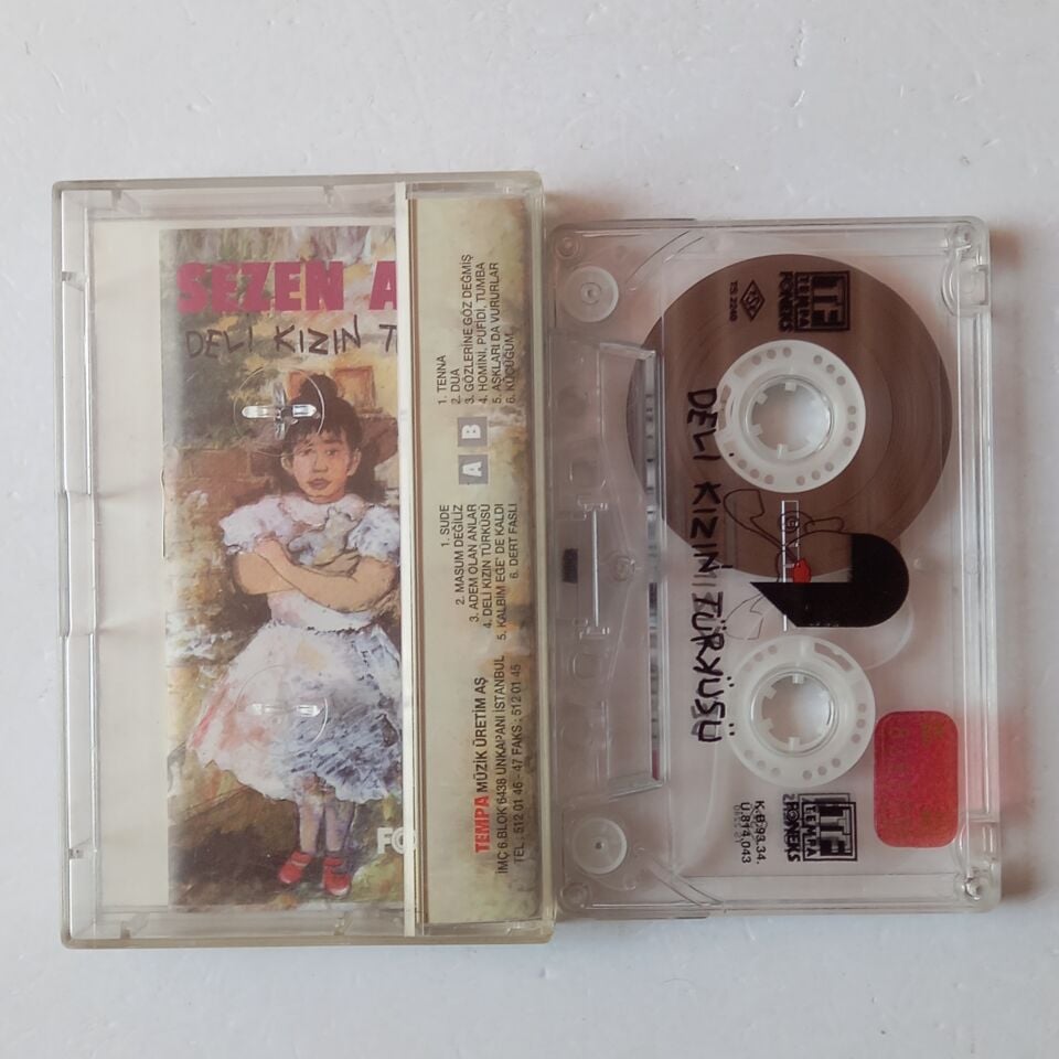 SEZEN AKSU - DELİ KIZIN TÜRKÜSÜ (1993) - KASET 2.EL
